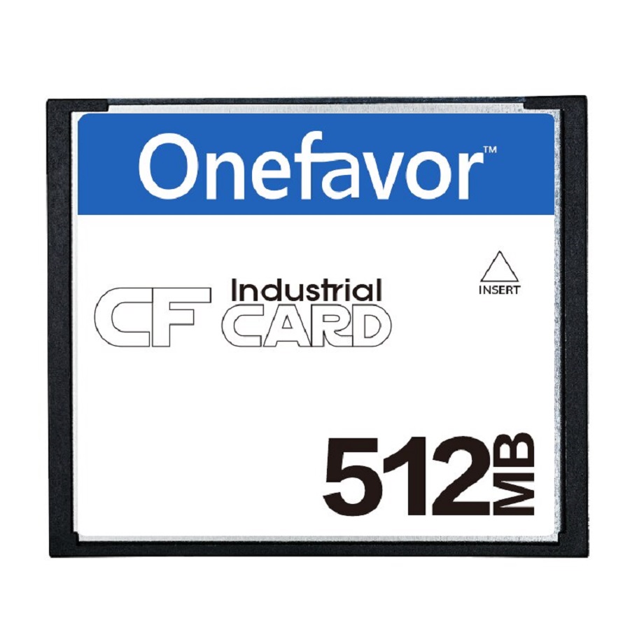 Карта памяти промышленная OneFavor CF 512MB Memory Card Compact Flash CNC Industrial - изображение 1