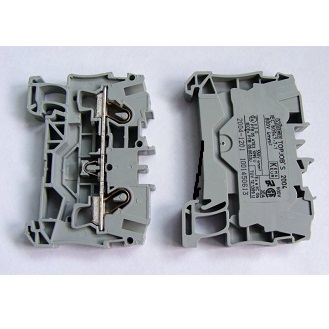 2-х проводная клемма 0,25 - 2,5 (4) мм2 2004-1201 серая - изображение 1