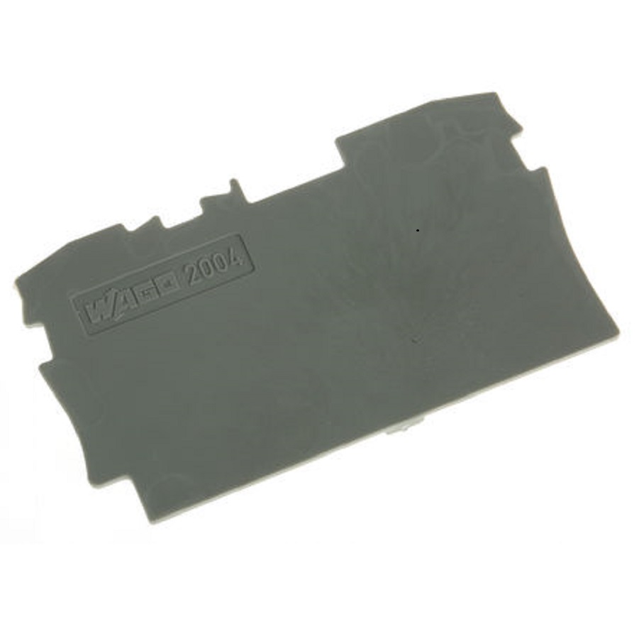 Пластина торцевая промежуточная 1мм2 WAGO 2004-1291 серая - изображение 1