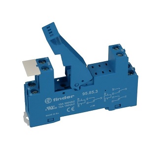 Розетка для реле Finder 95.85.3SPA 95853SPA серий 40.51, 40.52, 40.61, 44.52, 44.62