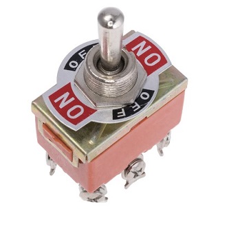 Тумблер KN3(C)-203-A on-off-on