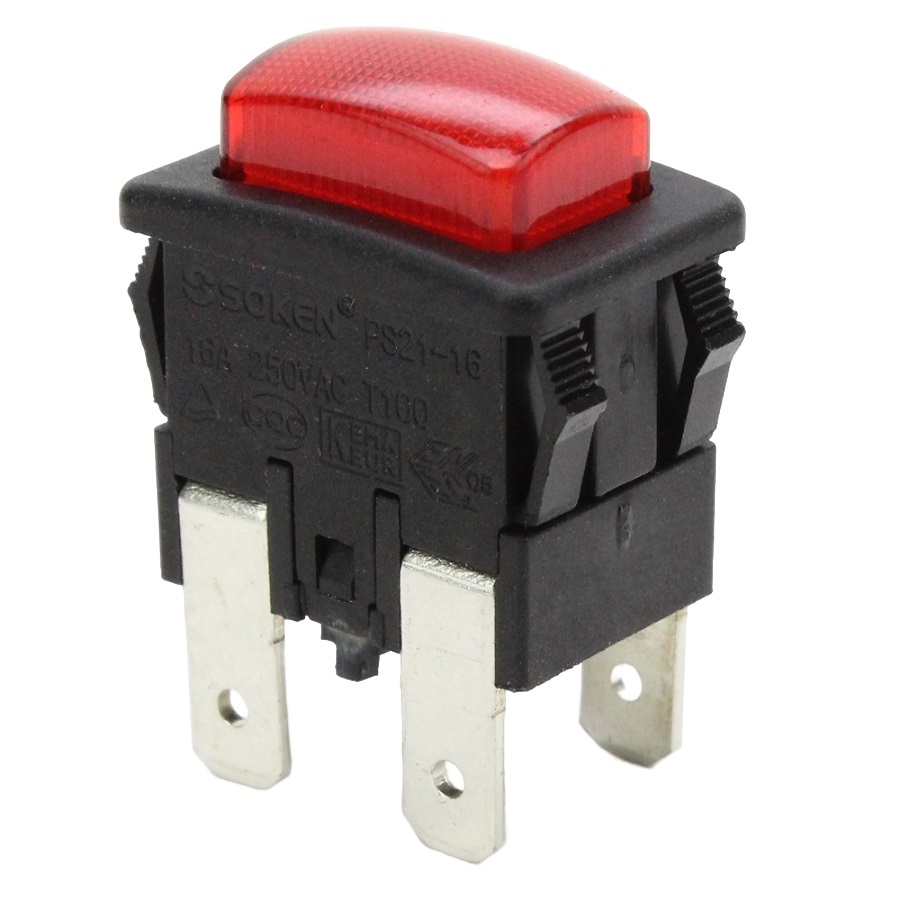 Кнопка SOKEN PS21-16 16A 250V