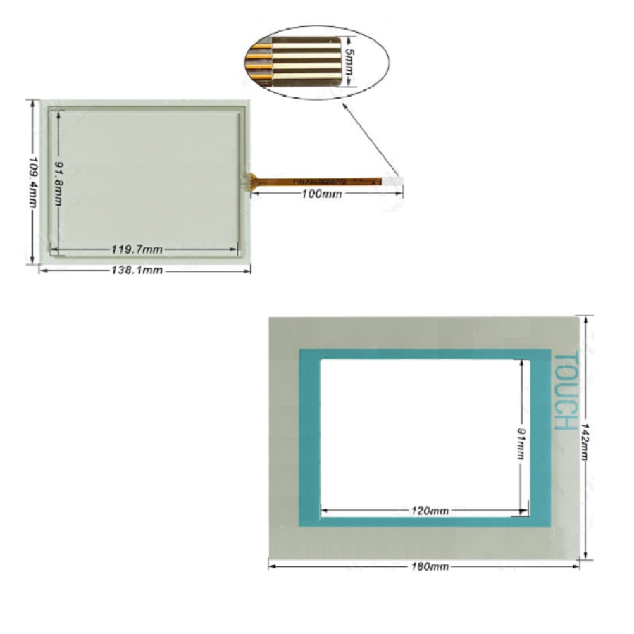 Сенсорный экран и защитная пленка SIEMENS 6AV6640-0CA11-0AX0 6AV6640-0CA11-0AX1 TP177 - изображение 1
