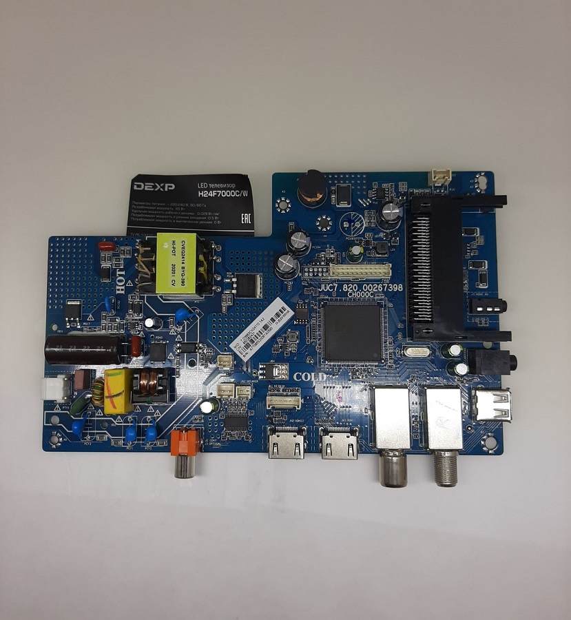 Материнская плата JUC7.820.00267398 телевизор Dexp 24''