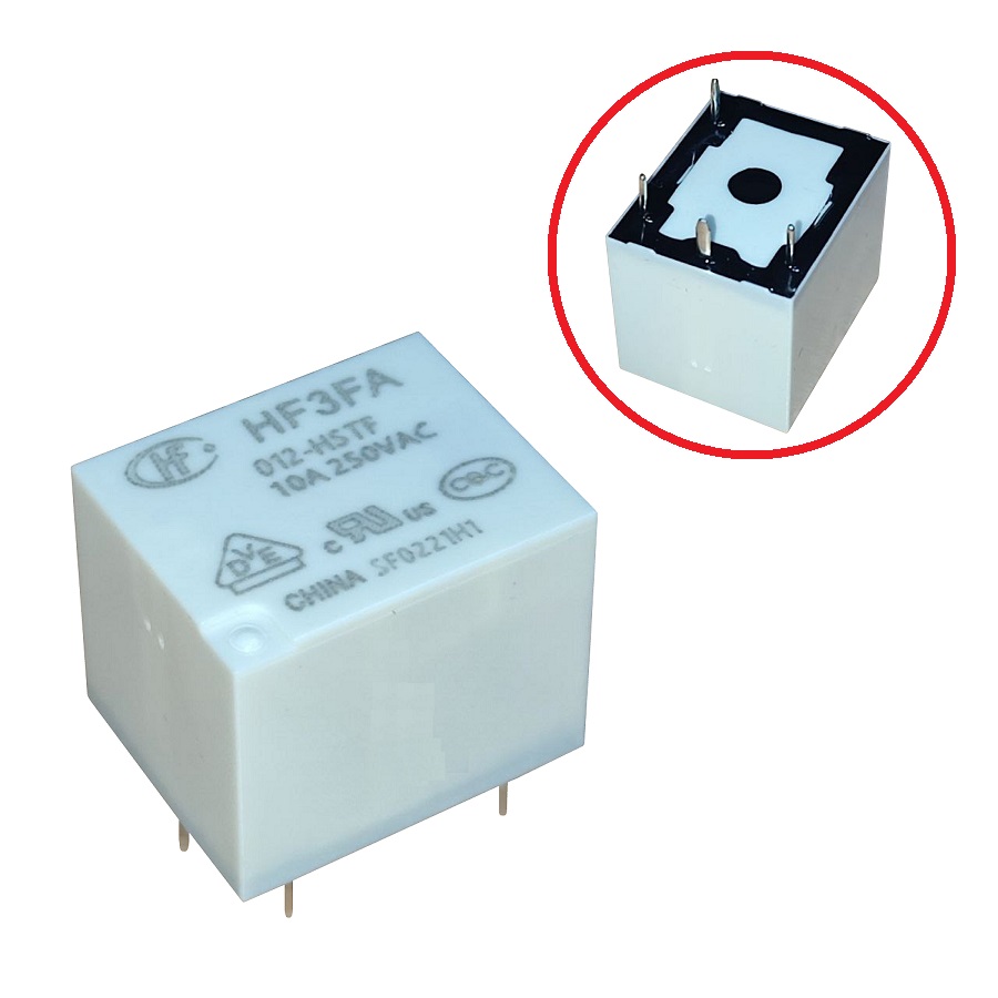 Реле HONGFA HF3FA 012-HSTF 10A 12V 4PIN