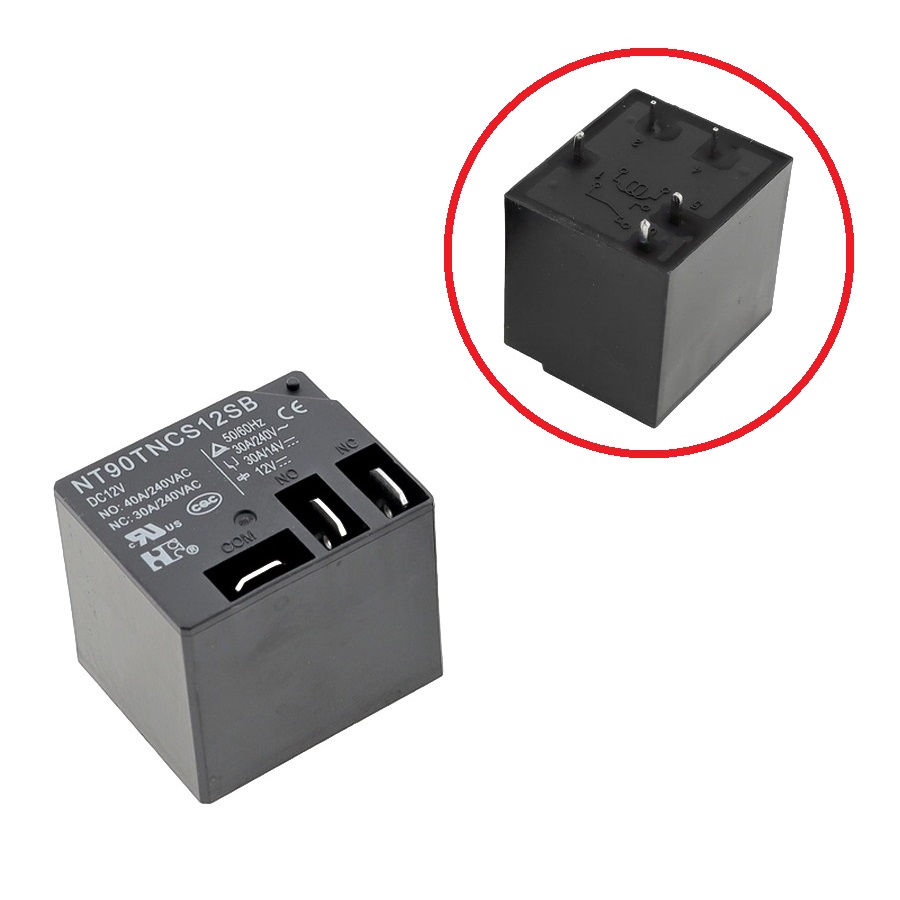 Реле NT90T-N-C-S-DC12V-S-B-0.9 40A 12V 5pin