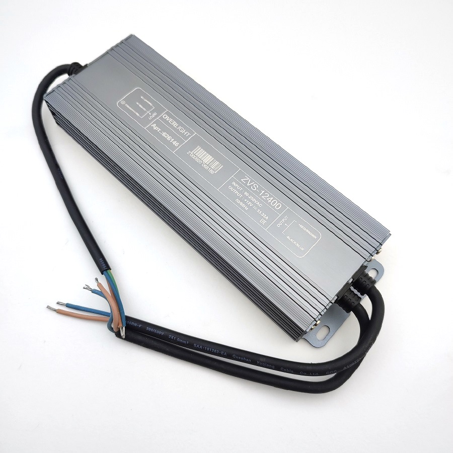 Блок питания ZVS-400-12 ZVS-12400 12V 400W 33.33A IP67 - изображение 1