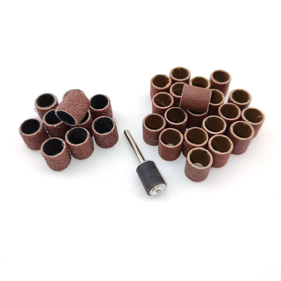 Шлифовальный барабан 9 мм со сменными шлифовальными втулками (30штук)