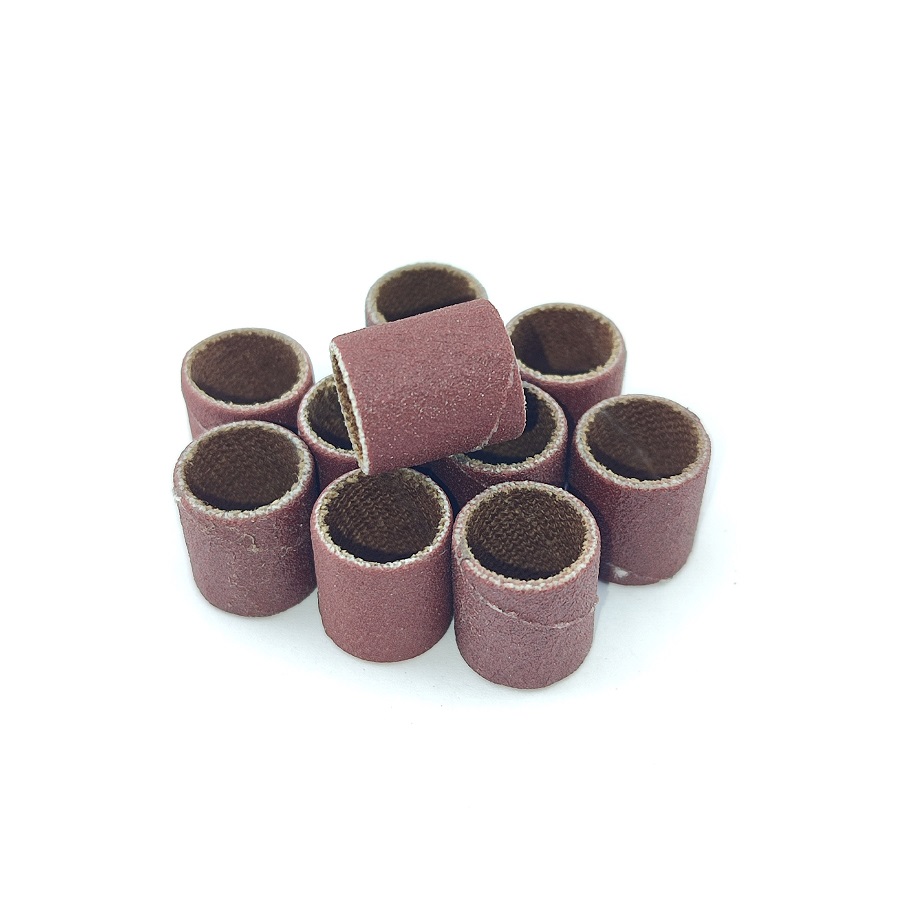 Шлифовальные втулки 9 мм мелкий абразив, 10 штук