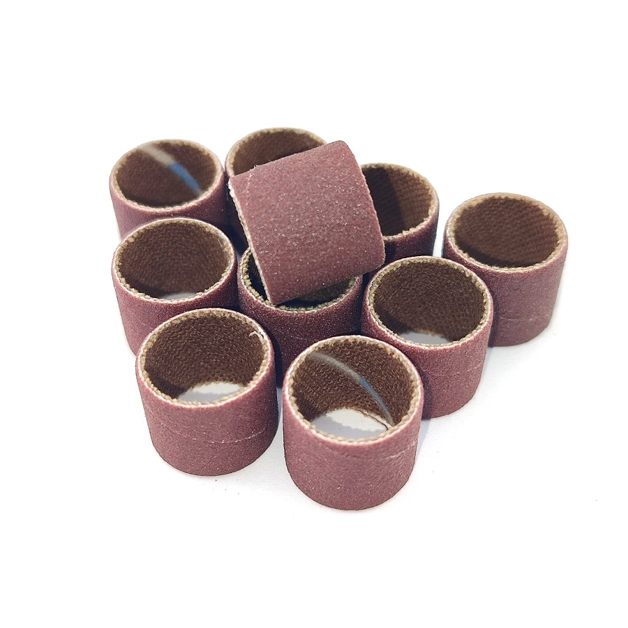 Шлифовальные втулки 12,5 мм мелкий абразив, 10 штук