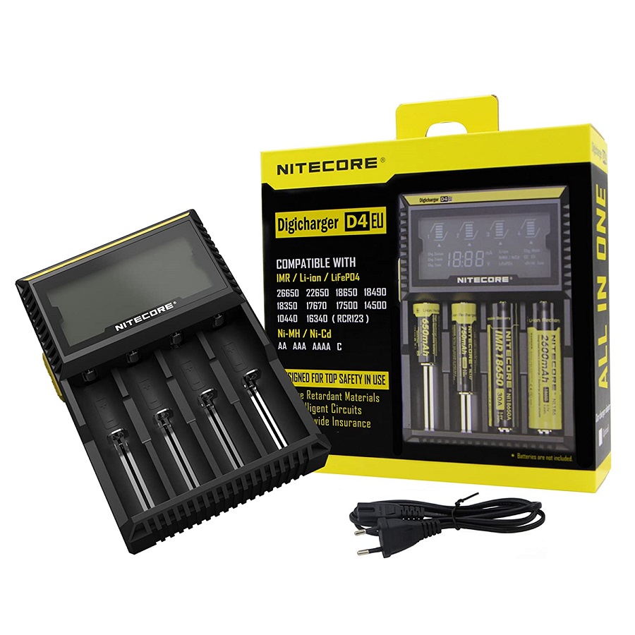 Зарядное устройство NITECORE Digicharger D4 EU на 4 АКБ