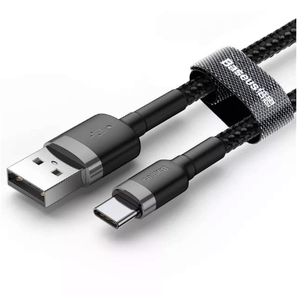 Lightning кабель BASEUS CALKLF-VG1 50см for iPhone 3A черный - изображение 1