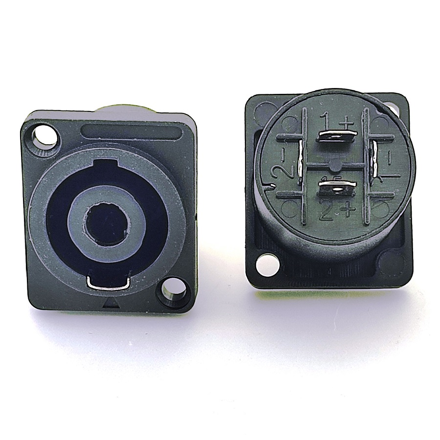 Гнездовой разъем питания корпусный Speakon, 4 pin