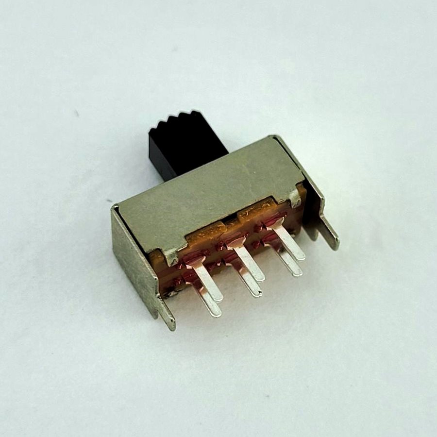 Переключатель сдвиговый SS22F07G7-G on-off 50В 0.3А (аналог B1561 SS10) Switronic - изображение 1