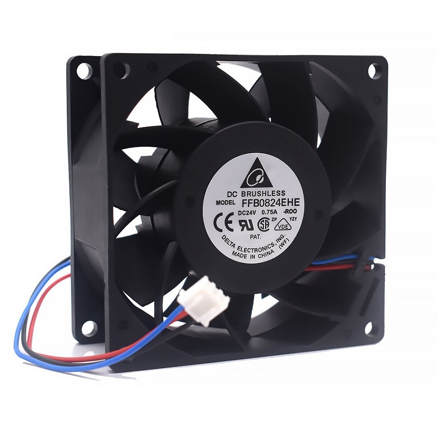Вентилятор FFB0824EHE 24VDC 0.75A 80x80X38мм 3 провода