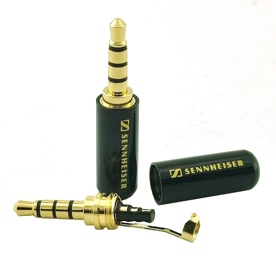 Штекер 3,5мм Стерео Джек 4pin Stereo Jack Белый 1 штука - изображение 1