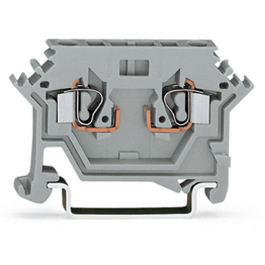2-пров. проходная клемма 0,08 - 2,5 мм2 280-616 серая