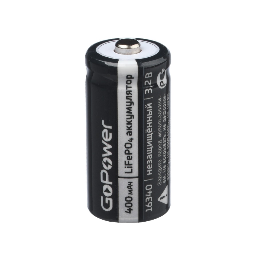 Аккумулятор ET 16340 3.2v 400mah Li-Fe