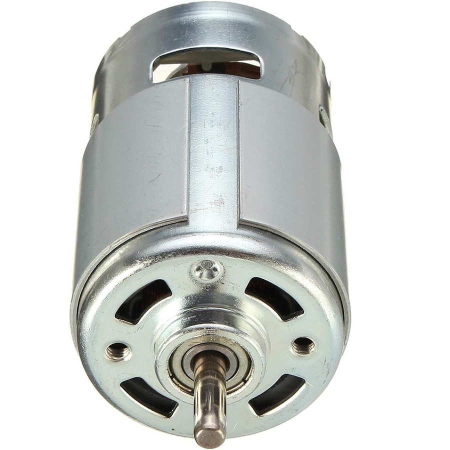 Двигатель RS-775 DC 12-24vdc Высокая мощность Двойной шарикоподшипник