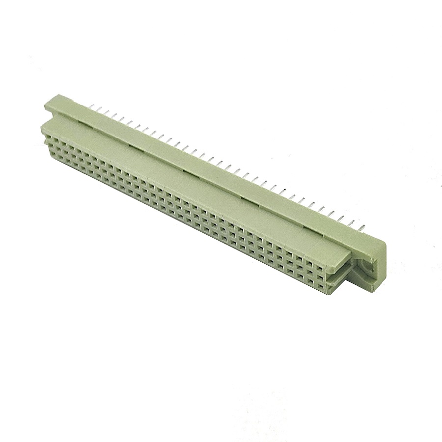 Розетка прямая D32-64F1D-L DS1120-96F0 V23 2 ряда А-С 64 контакта 2-32 шаг 2,54мм.