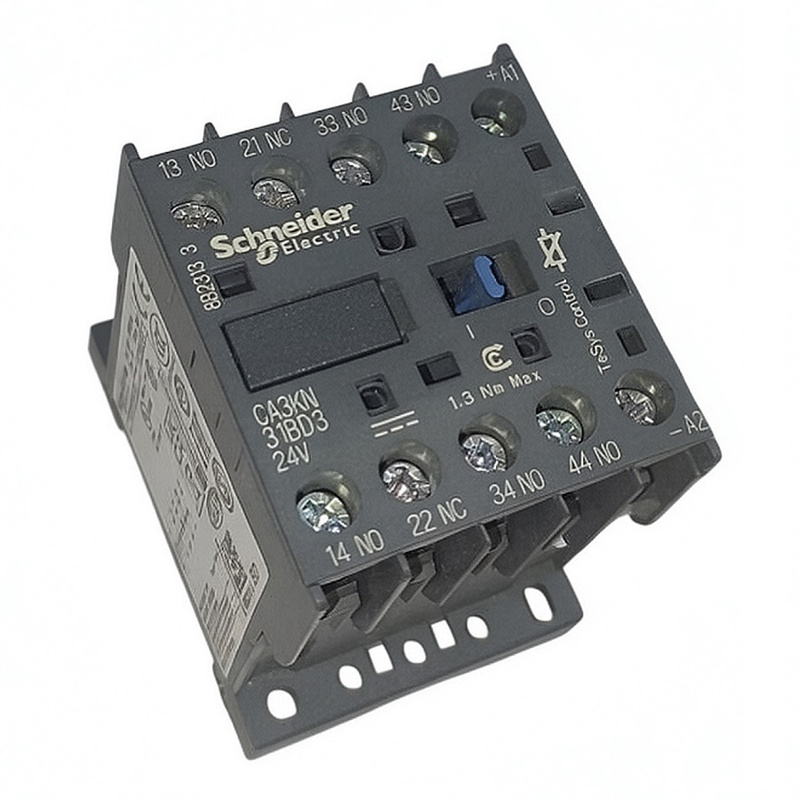Реле промежуточное CA3KN31BD3 3NO+1NC 10A 24VDC