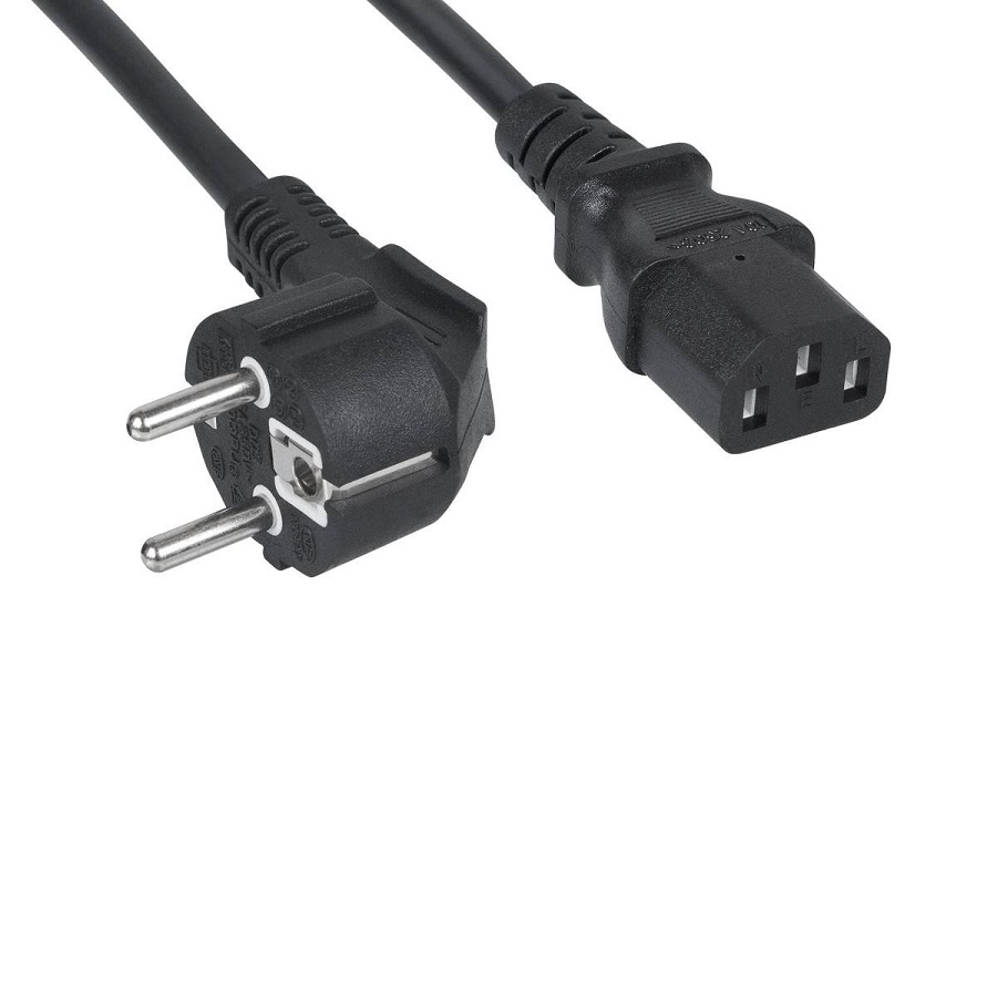 Сетевой шнур ALENCOM 1м 250V 10A прямой угол