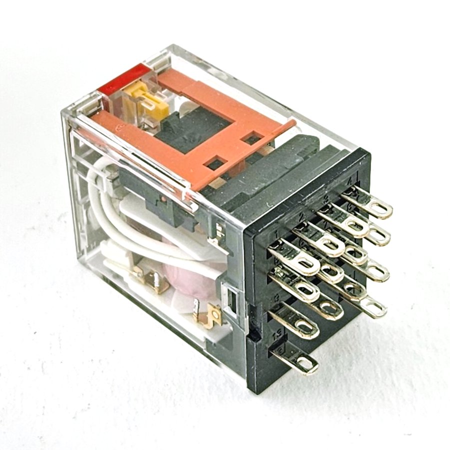 Реле электромагнитное OMRON MY4-IN-24AC 4PDT 24VAC - изображение 1