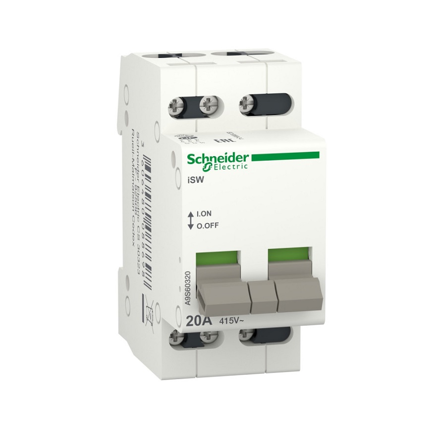 Автомат 20А 2р 415V iSW Schneider Electric A9S60320