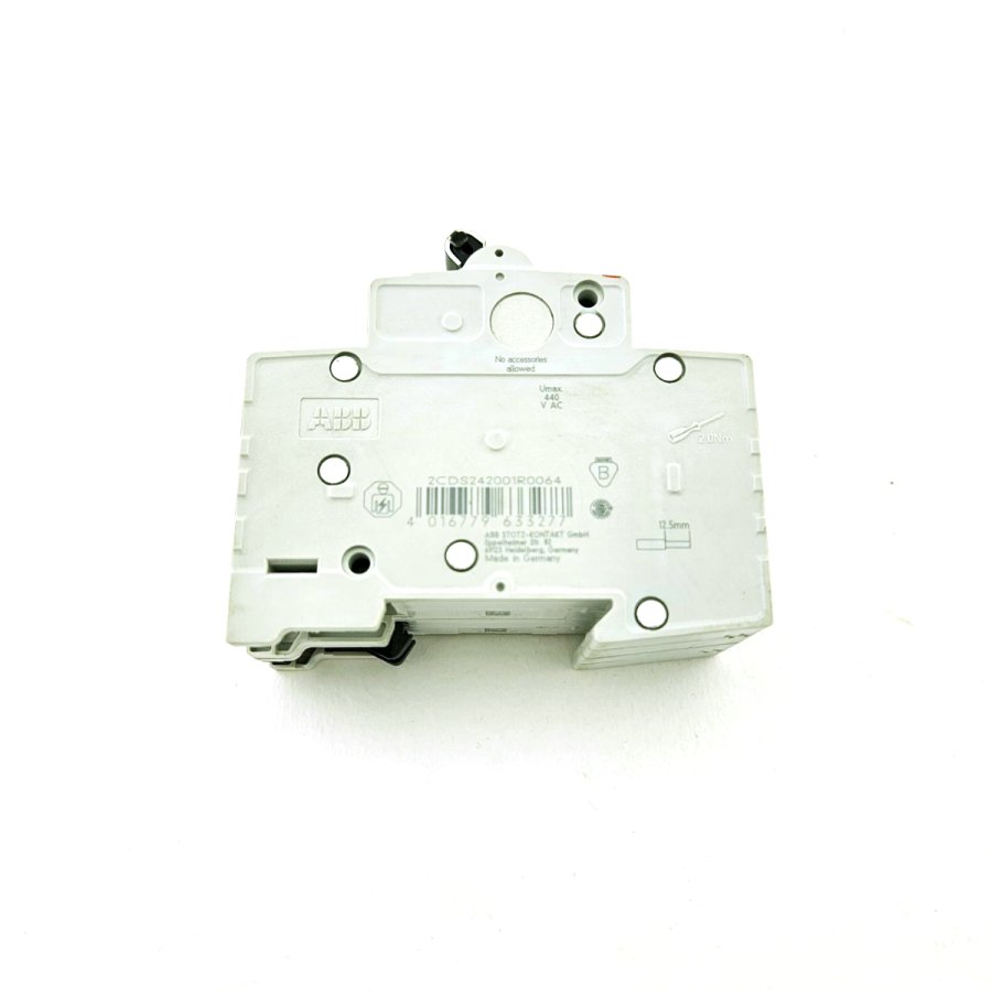 Автоматический модульный выключатель ABB 2п SH202L C6 2CDS242001R0064 - изображение 1