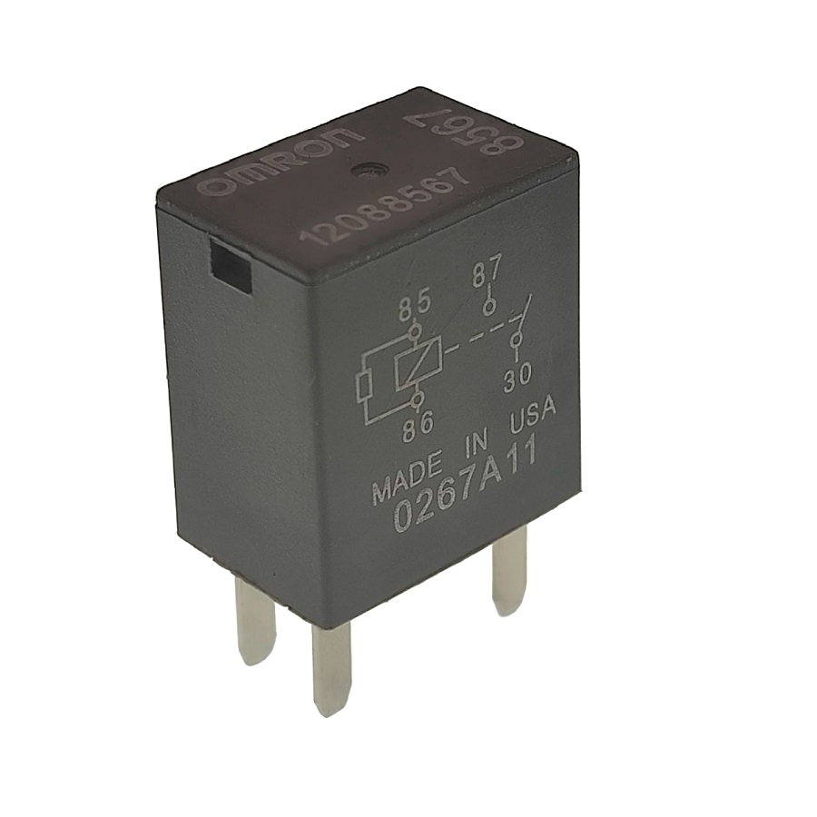 Реле OMRON 12088567 X22XE 20A 12V 4pin для фар и ДХО автомобиля - изображение 1
