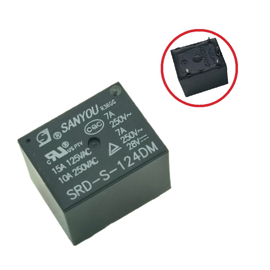 Реле SRD-S-124DM 7A 24V 4pin