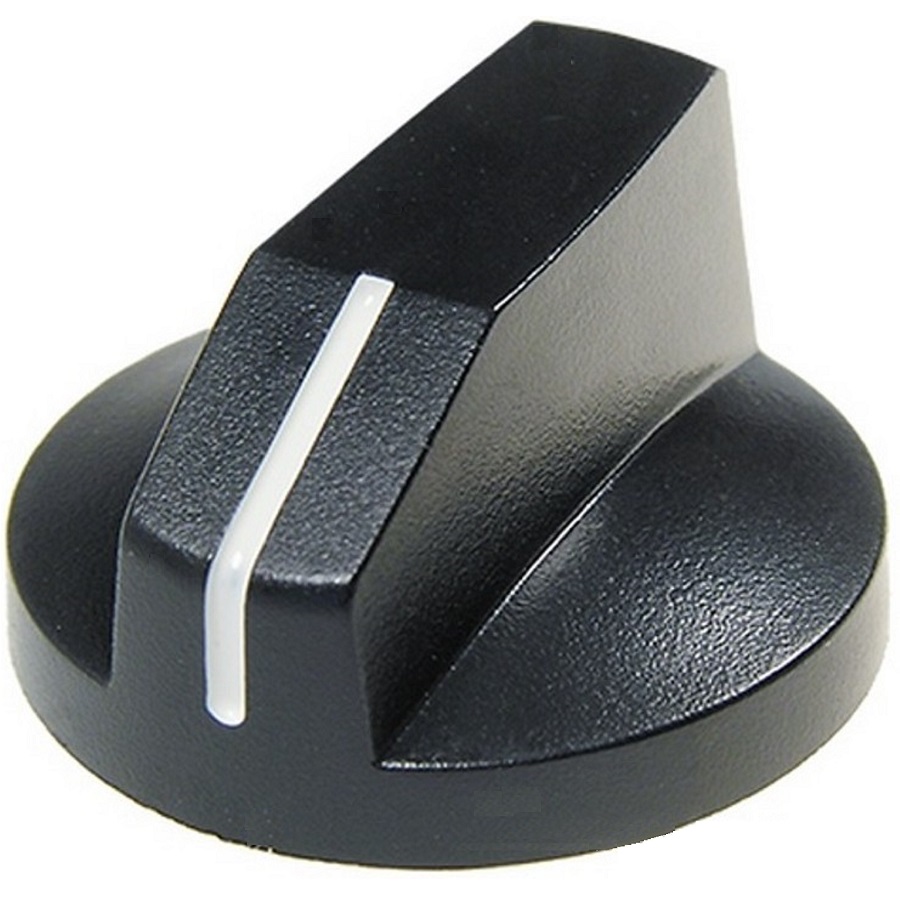 Ручка пластик 46119 D25.1мм отв6мм х 18зубьев