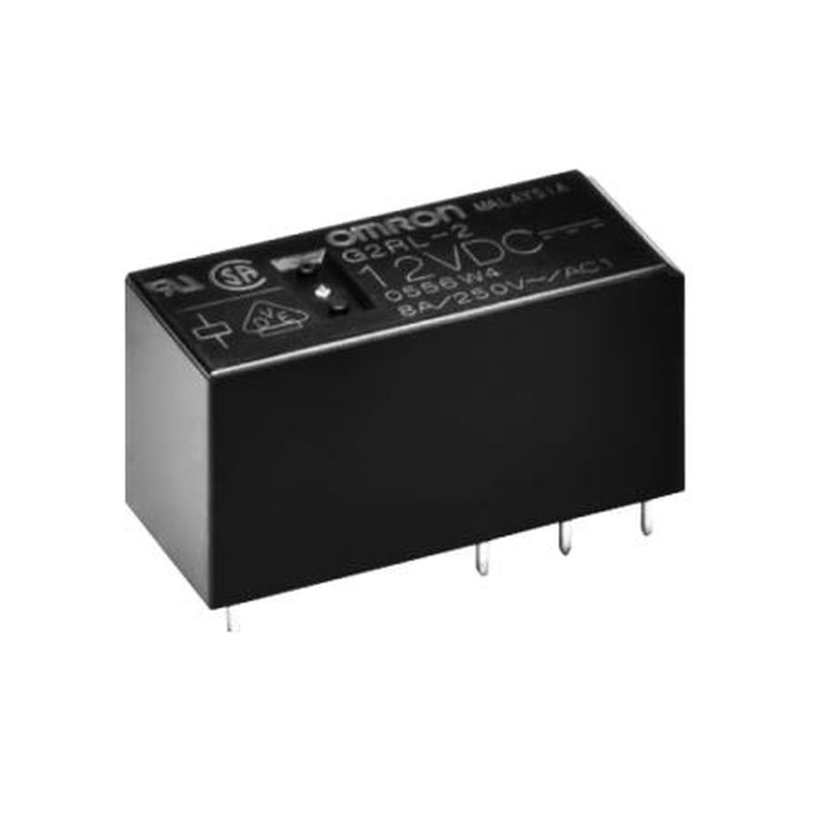Реле OMRON G2RL-2 8A 12VDC 8pin 2 группы
