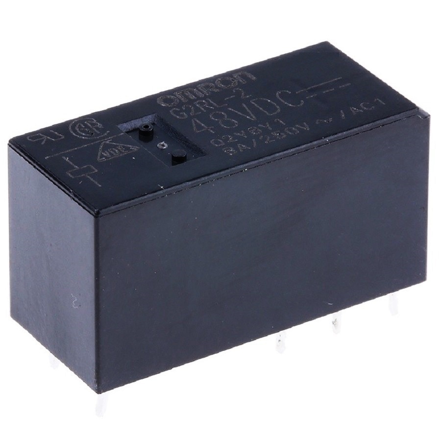 Реле OMRON G2RL-2 8A 48VDC 8pin 2 группы