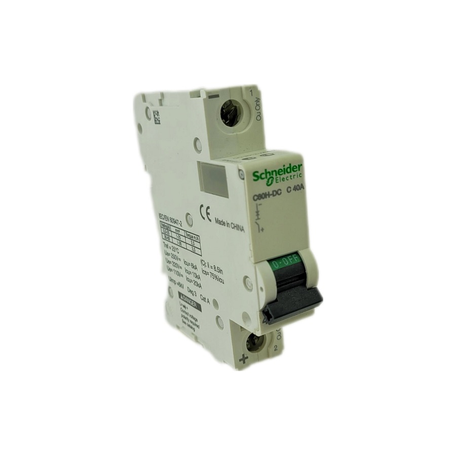 Автоматический выключатель постоянного тока Acti9 C60H-DC 1п 40А 6кА A9N61517