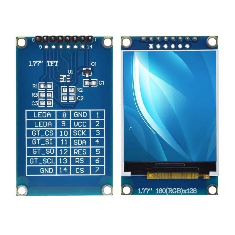 Дисплей 128X160 OLED 1,77" TFT RGB