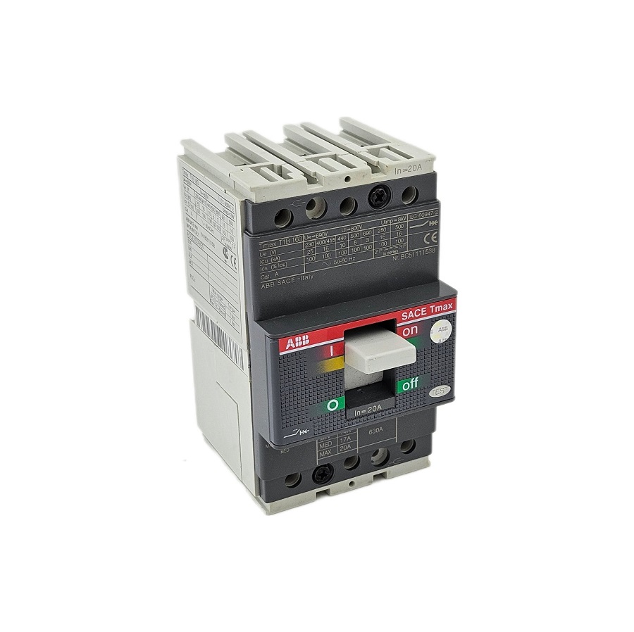 Автоматический выключатель 3-фазный 1SDA050871R1 TMD 20-630 20A 16KA ABB