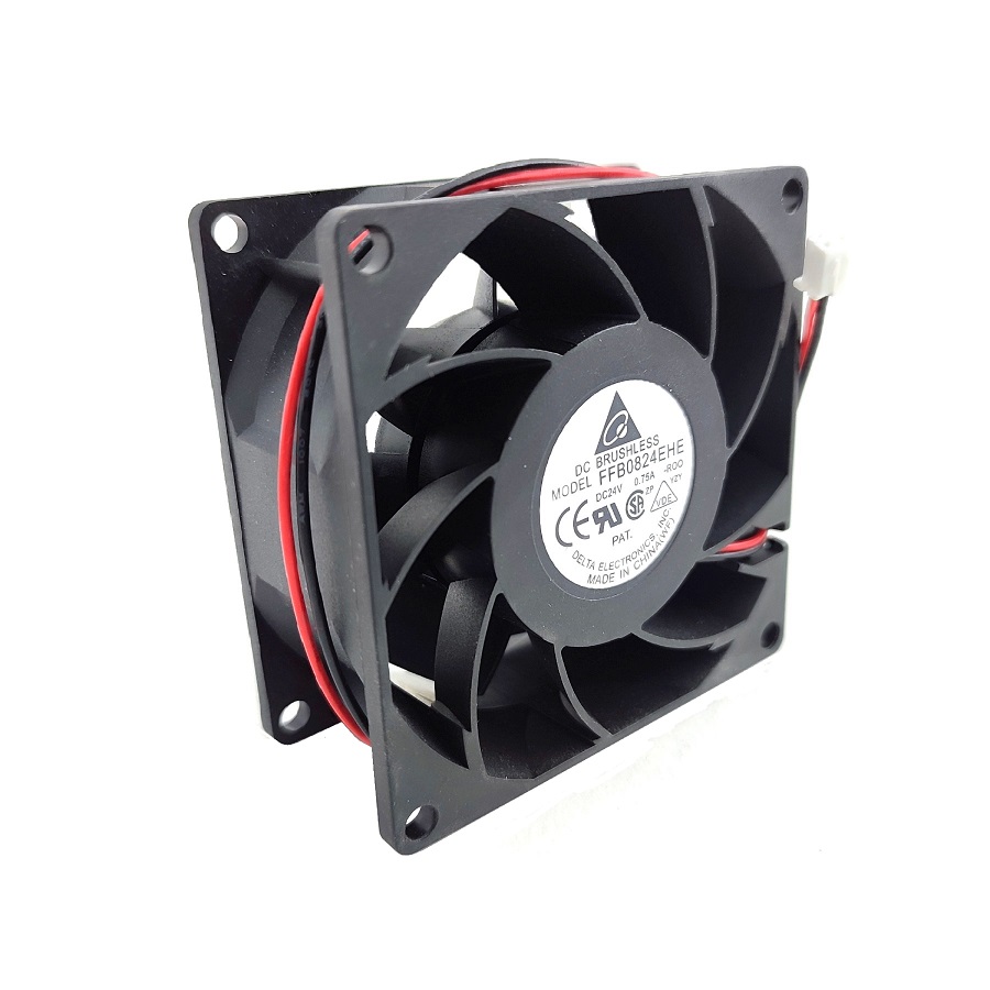 Вентилятор FFB0824EHE 24VDC 0.75A 80x80X38мм 2 провода