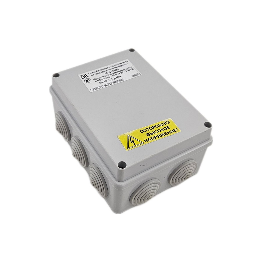 Концентратор управляющий-4 с RS-интерфейсом КУП-4RS