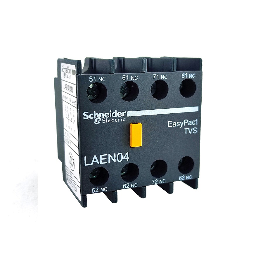 Блок контактный дополнительный LAEN04 Schneider Electric 10A 690V 2NC+2NC