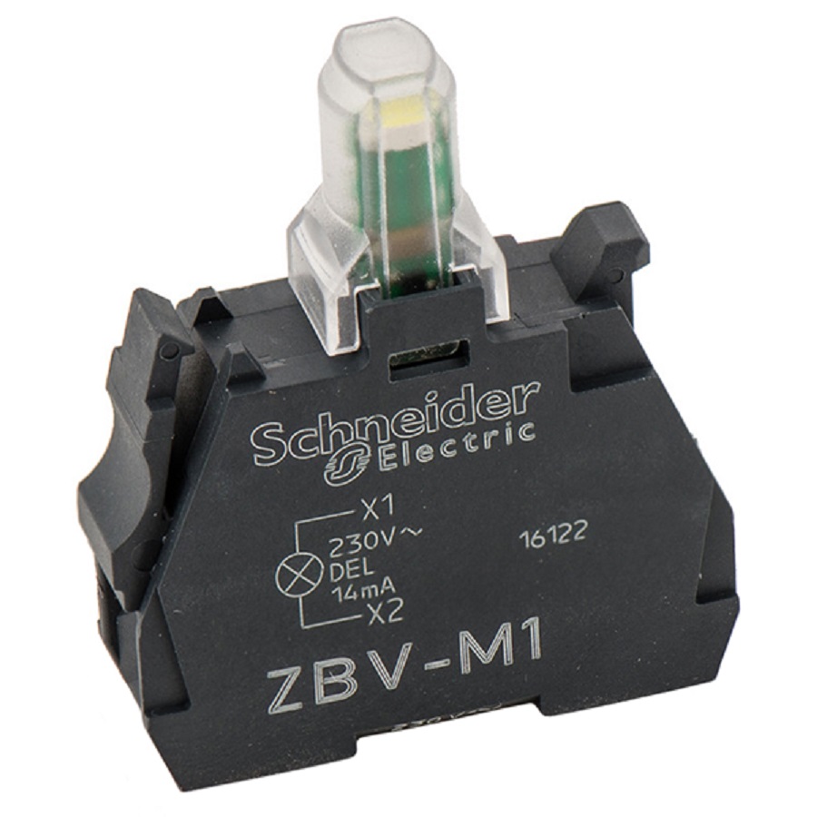Блок светодиодный зеленый 230-240В ZBV-M3 Schneider Electric