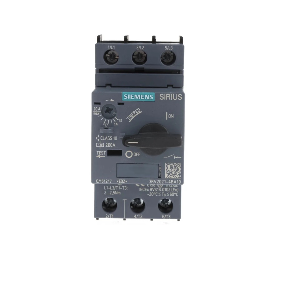 Автомат защиты двигателя SIEMENS 3RV2021-4BA10