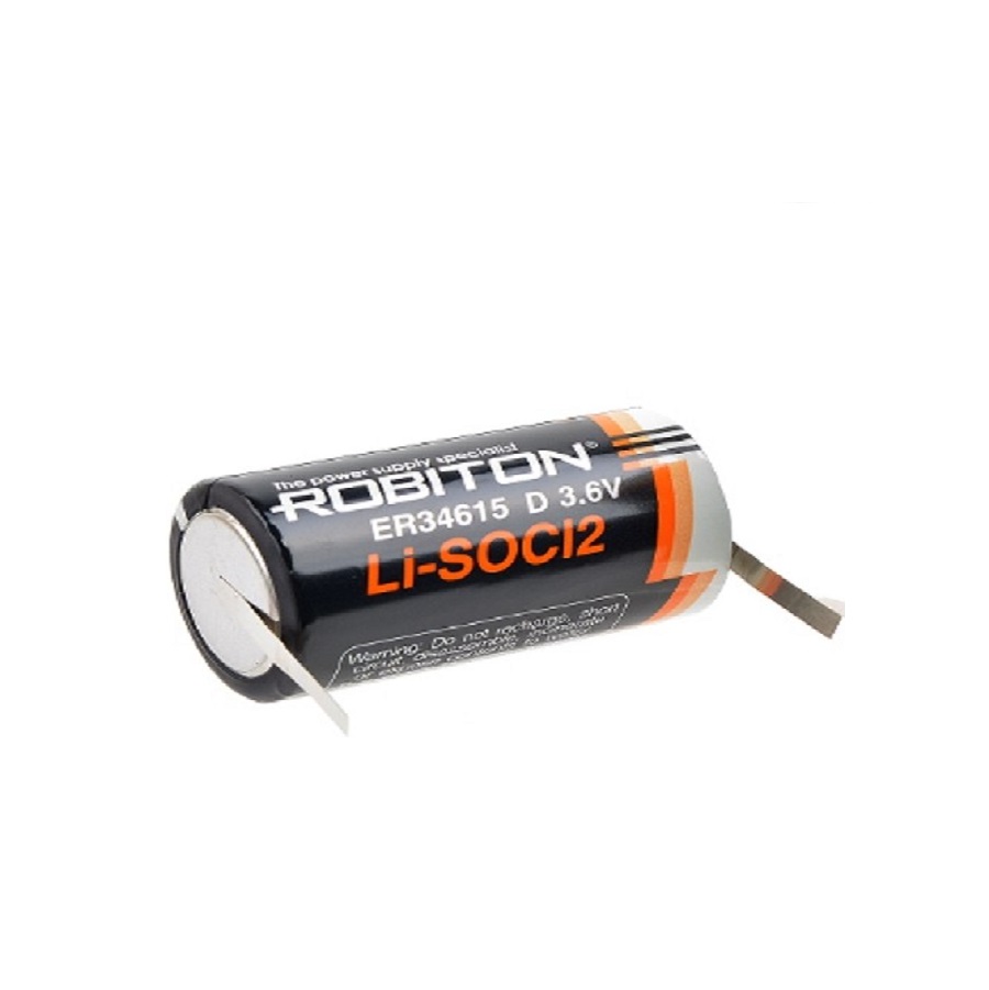 Батарейка Robitron ER34615-FT D с лепестковыми выводами SR2 3.6V