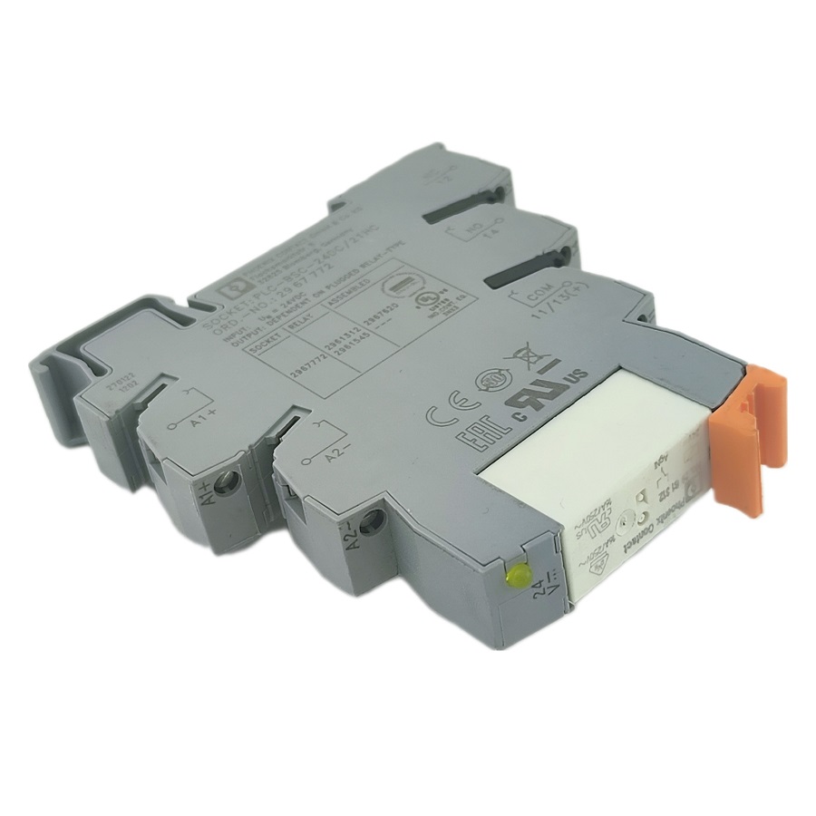 Модуль интерфейсный Phoenix Contact Базовый модуль PLC-SC-24/21DC 2967772 + Реле 2961312 16A 250V