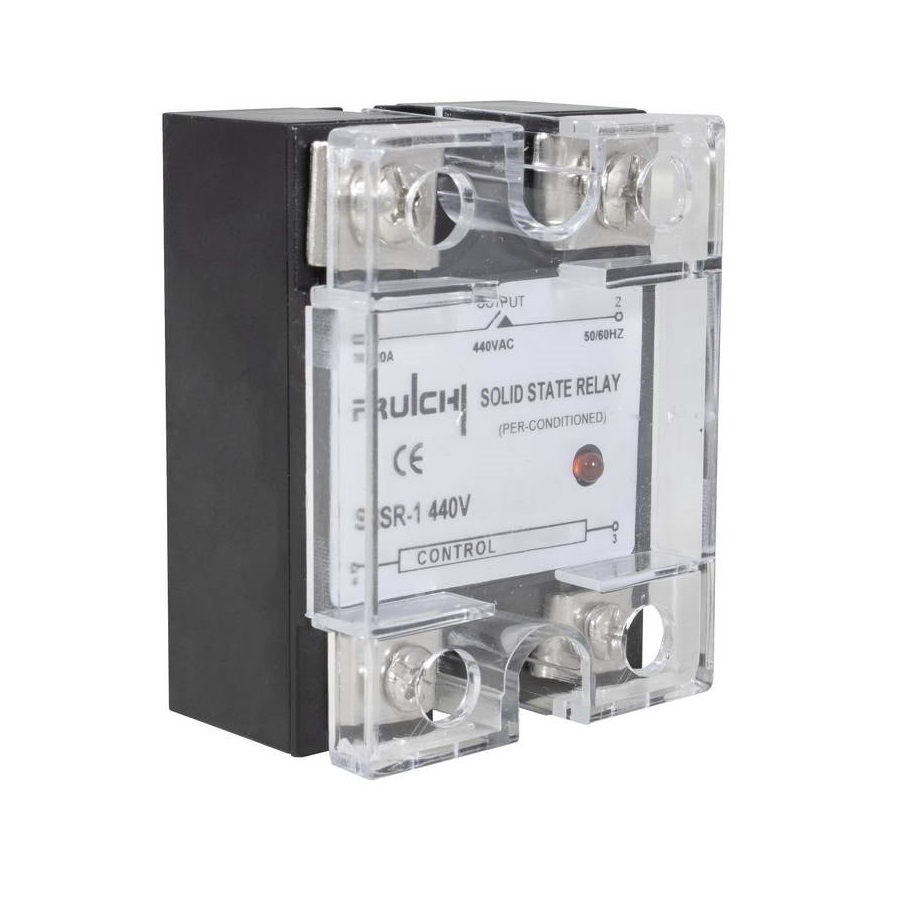 Реле твердотельное SSR-1 440V 25A (R)D3 3-32V