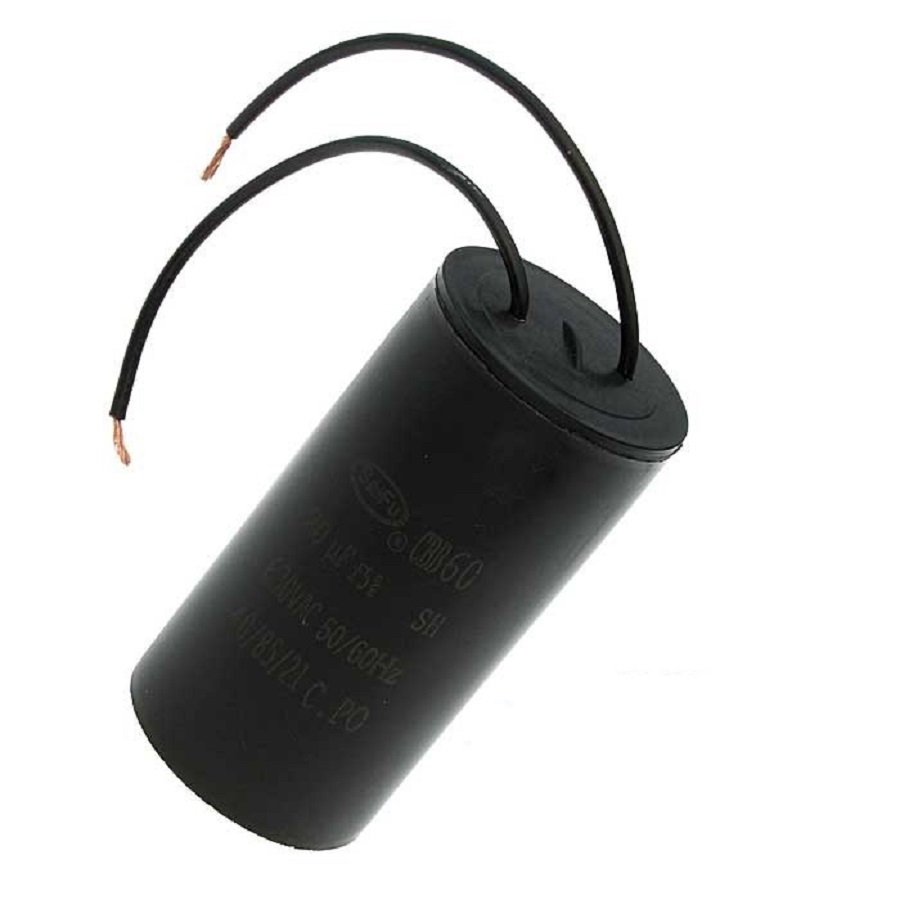 Конденсатор пусковой SAIFU CBB60 20uF 630V гибкие выводы