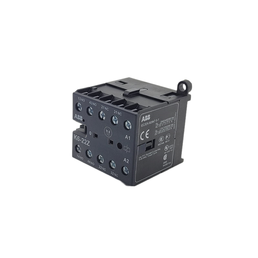 Миниконтактор K-6-22-Z ABB 3A 2НО+2НЗ катушка 220В AC 3A GJH1211001R8220