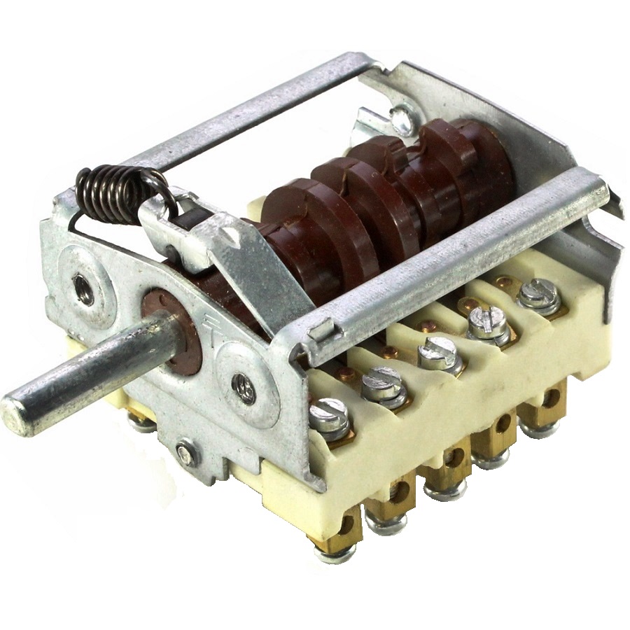Галетный переключатель духовки 7 позиций (6+0) Т150 521.831 250V 16A