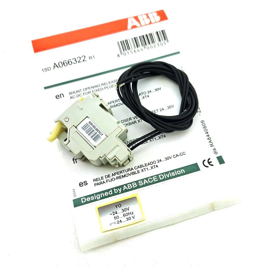Реле отключения (независимый расцепитель) SOR-C XT1..XT4 F/P 24-30 Vac/dc ABB 1SDA066322R1