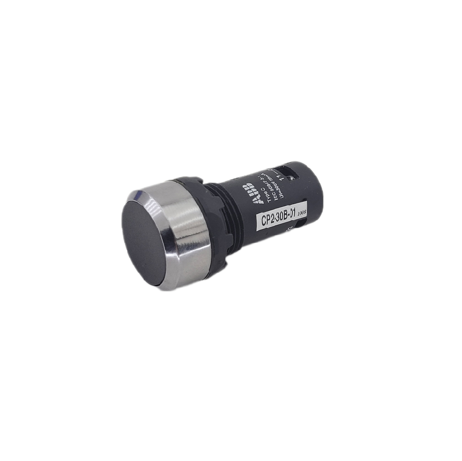 Выключатель кнопочный ABB CP2-30B-01 черный 1НЗ с фиксацией COS 1SFA619101R3046